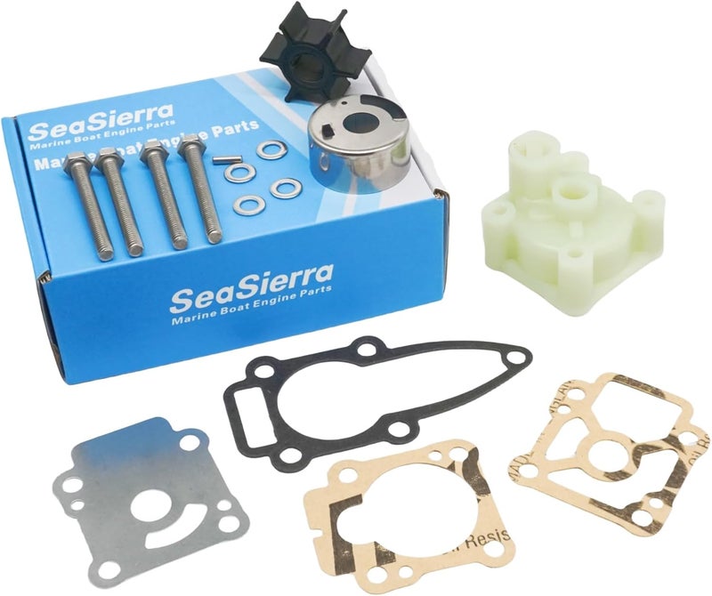 SeaSierra Boat Marine 3B2-87322-0 Water Pump Impeller Repair Kit for Tohatsu Nissan 8 9.8 HP Outboard Motor NS8B M8B MFS8 NSF8 NS9.8B M9.8B MFS9.8 NSF9.8 Replace 3B2-87322-1 3B2873220M - Image 2